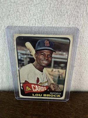 1965 Topps - High # Lou Brock #540 - Image 1 of 2