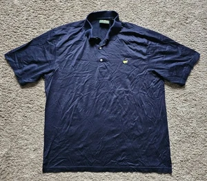 Amen Corner Navy Pima Cotton Double Mercerized Masters Golf Polo Shirt Herren XL - Bild 1 von 7
