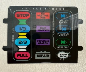 Atari Jaguar Controller Overlay Battle Sphere Looking 4 A Specific Overlay AskMe - Picture 1 of 2