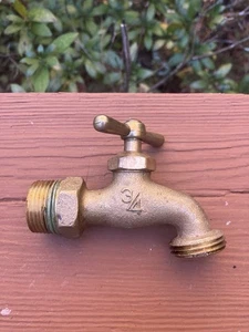 Markenlos Messing 3/4" Zapfen Schlauch Latz/Standard Lauffläche/125psi/3/4MHT - Bild 1 von 2