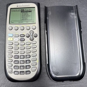 Texas Instruments TI-89 Titanium Graphing Calculator w/ Cover Black Gray Tested - Picture 1 of 6