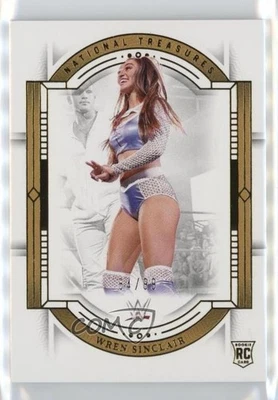 2024 Panini National Treasures WWE /99 Wren Sinclair #66 Rookie RC - Image 1 of 2