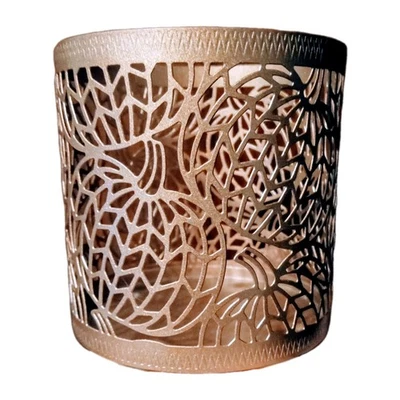 NUEVO Chevron Pumpkin Yankee Candle Co Soporte de Metal Acción de Gracias Halloween Nuevo sin Caja Foto 1 de 2