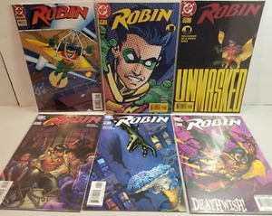 Lot of 6 Robin Comics 15, 114, 124, 154, 156, 167 DC Comics Comic BATMAN - Picture 1 of 7