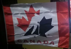 Hochwertiges kanadisches Eishockeyteam 3'x5' großes FLAGGENBANNER drinnen/Outdoor - Neu - Bild 1 von 1