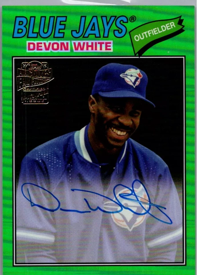 Lámina verde automática Topps Archives Devon 2023 blanca/99 Blue Jays #77FF-DWT 1008 Foto 1 de 1