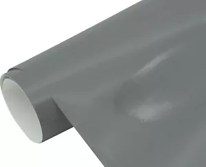 5,50€/m² Autofolie Grau glänzend 800 x 152 cm anthrazit Klebefolie Car Wrapping - Bild 1 von 1