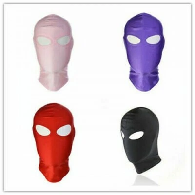 Reenactment Role Play Costume Full head Face cover Headgear Mask Hood Blindfold - Image 1 of 4