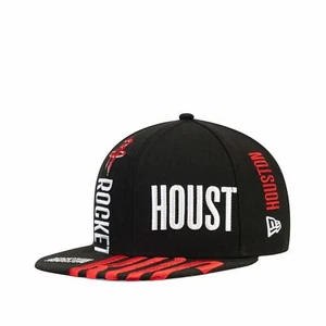 [12041121] Mens New Era Houston Rockets - Black Tipoff Series 950 Snapback - Picture 1 of 5