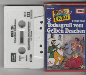 TKKG MC EA Folge 56 Todesgruß vom Gelben Drachen graue Kassette alt & rar ! - Picture 1 of 1