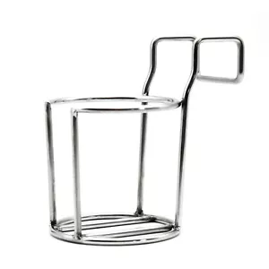 Webavita Strandkorbzubehör Getränkehalter Tassenhalter Flaschen Edelstahl 8cm - Bild 1 von 5