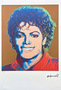 ANDY WARHOL - Michael Jackson - signed, numbered edition 30/100, 38 x 56 cm - Picture 1 of 7