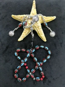 Handmade Yusr Rosary Islamic Prayer 33 Beads With Coral And Turquoise Stones يسر - Picture 1 of 7