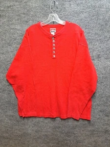 vintage marlboro shirt xxl LS Pullover 1/4 Button Waffle Knit - Picture 1 of 5