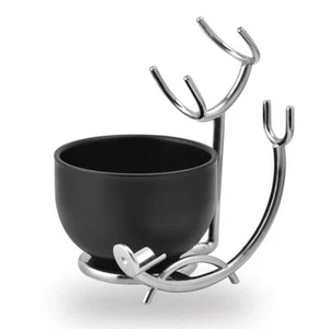Deluxe Razor and Shaving Brush Stand with Bowl, 2 Pcs Razor and Brush Holder Set - Picture 1 of 6