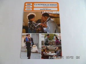 CARTE FICHE CINEMA 2006 A LA RECHERCHE DU BONHEUR Will Smith Thandie Newton - Picture 1 of 1