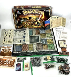 HeroQuest Game System 1990 Original Milton Bradley NEAR Complete READ DESC - Picture 1 of 23