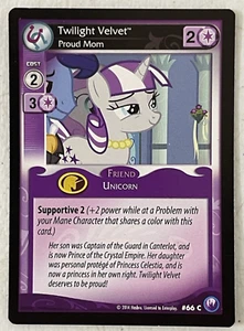 My Little Pony CCG - Twilight Velvet - Proud Mom - #66 C - Common - Picture 1 of 2