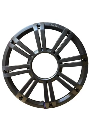 Sub Grill Kicker 45KMG12C Marine Boat 12”Subwoofer Charcoal Multi Color Light - Image 1 of 4