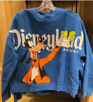 DisneyParks Disneyland Resort Goofy Sudadera Pullover Espalda al Frente Talla L Nueva con Etiquetas Foto 1 de 3