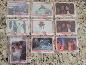 1980 Star Wars Empire Strikes Back Serie 1 Topps 9 Karten Lot! ‰""¥ - Bild 1 von 3