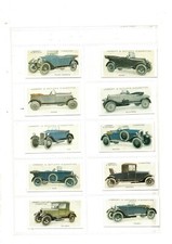 LAMBERT & BUTLER MOTOR CARS 2nd  SERIES 25 CARDS  REPRODUCTION CARDS BLUE BACKS