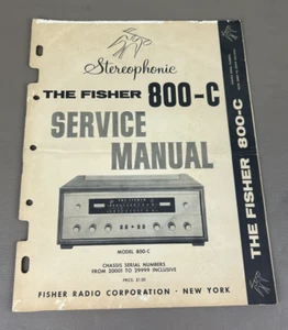 The Fisher 800C Stereo Receiver Service Manual D-55 - Picture 1 of 3