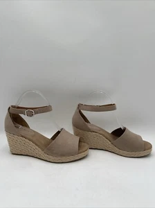 NWB Style & Co Womens Seleeney Faux Suede Open Toe Wedge Sandals Size 10.5M - Picture 1 of 6