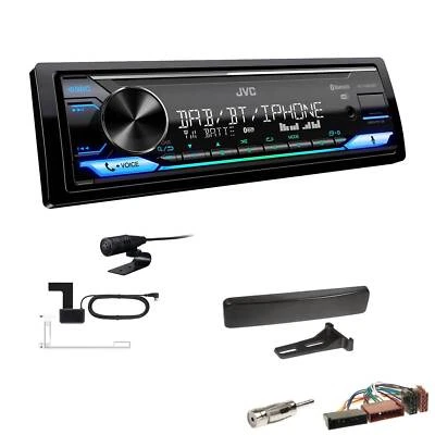 JVC Digital 1-DIN Autoradio DAB+ Bluetooth für Ford Puma 1997-2002 schwarz - Bild 1 von 4
