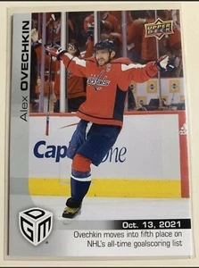 Juego de cubierta superior Momentos con fecha 2021-22/499 Alex Ovechkin #2 - Imagen 1 de 2
