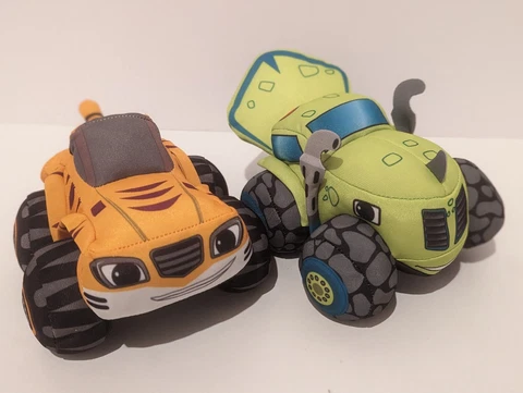 Blaze and the Monster Machines Zeg And Stripes Plush Stuffed Truck Fisher Price Cover