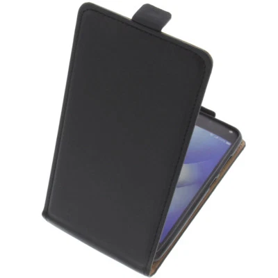 Custodia per Asus ZenFone 4 Max ZC554KL / Max Plus ZC554KL Flip Custodia Nera - Immagine 1 di 4