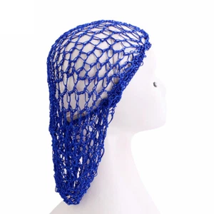 Women Crochet Hairnet Hair Net French Mesh Fish Net Snood Turban Hair Decor• - Picture 1 of 43