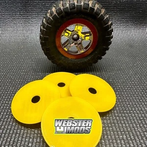 Traxxas Slash Wheel Dots Covers Stock Oval Race Mudboss - Picture 1 of 5