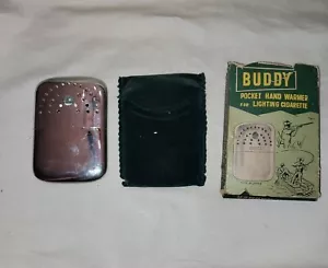 Buddy Pocket Hand Warmer For Lighting Cigarette W/ Pouch and Box Untested - Picture 1 of 8