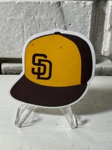 SAN DIEGO PADRES MLB HAT STICKER LOGO - Picture 1 of 1