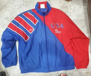 TOLLE VINTAGE ADIDAS USA FUSSBALL AUTHENTIC WINDBREAKER JACKE HERREN GRÖSSE XL - Bild 1 von 12