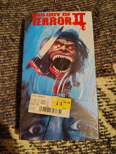 VINTAGE TRILOGY OF TERROR 2 VHS TAPE NIP SEALED RARE HTF  - Bild 1 von 7