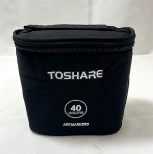 Marcadores artísticos TOSHARE 40 colores. Estos suministros de arte son típicamente marcadores de doble punta - Imagen 1 de 7
