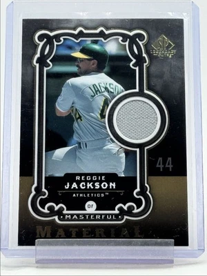 REGGIE JACKSON 2007 UD SP LEGENDARY CUTS MASTERFUL PATCH Q5476 - Image 1 of 2