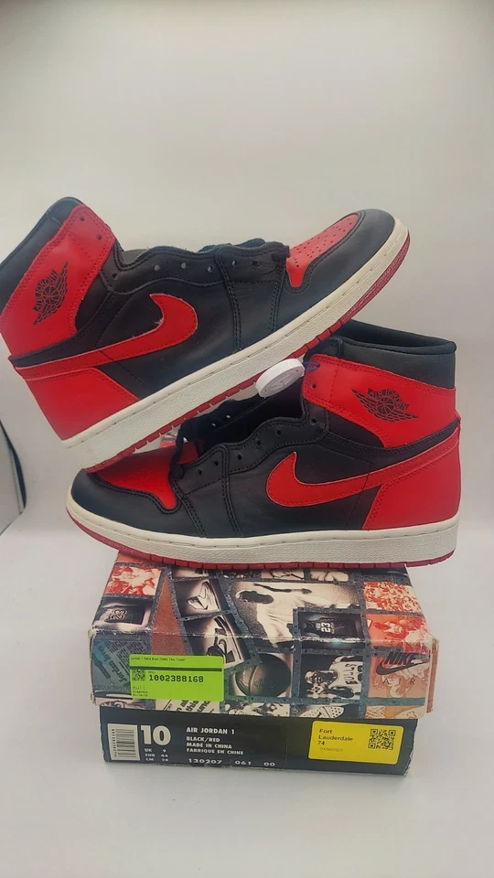 Size 10 - Air Jordan 1 Retro 1994 Bred - Image 1 of 4