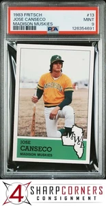 1983 FRITSCH MADISON MUSKIES #13 JOSE CANSECO RC PSA 9 - Picture 1 of 4