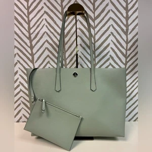 Kate Spade Molly Tote & Pouch Pistaziengrün - Bild 1 von 7