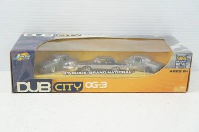 Jada Dub City 1987 Buick Grand National OG-3 1:64 paquete de 3 Foto 1 de 4