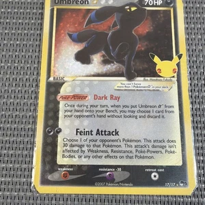 Umbreon Gold Star 25 Aniversario 17/17 Celebraciones Casi Nuevo (R262) - Imagen 1 de 5