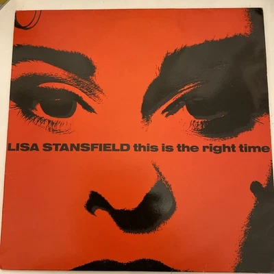 LISA STANSFIELD - This Is The Right Time - 1989 UK 3-track 12" Vinyl Single - Image 1 of 4