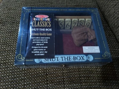 Melissa & Doug Past-Tyme Classics Shut-the-Box Wooden Board Game  - Image 1 of 2