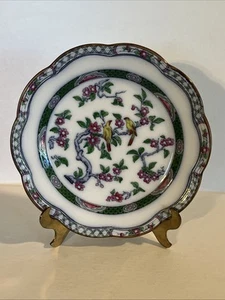 Antik Vintage Losol Ware Anden Kiel und Co England 9" Teller ~ zwei Vögel - Bild 1 von 5