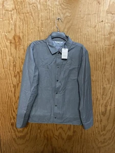 Peter Millar Men’s  Portland Shirt Jacket Size Medium Gale Grey $295 - Picture 1 of 21