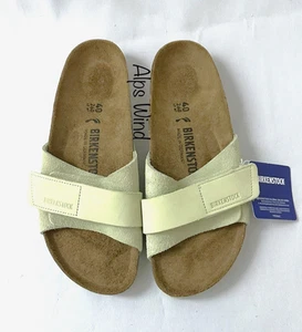 Birkenstock Oita Sandal Suede Leather Faded Lime SZ.EU-40 US-9 NWOB - Picture 1 of 7